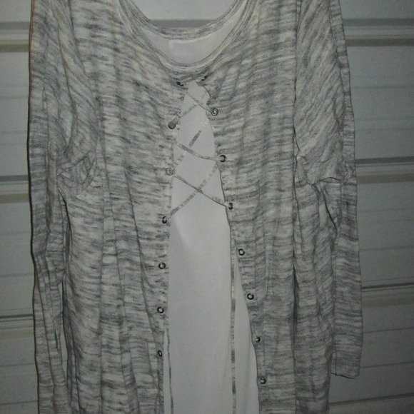 Plus Size 6X Torrid Sweater Lace up back Womens shirt top - Picture 7 of 7